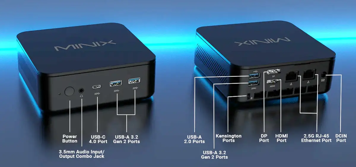 MINIX NGC NR660 / AMD Ryzen 5 6600H 512GB SSD 16GB DDR5