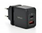 Preview: MINIX P1 Mini, 2 Port 33W GaN Schnell-Ladegerät USB-C & USB-A